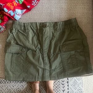 Mini cargo skirt